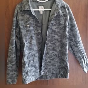 Boys Camo Utility Jacket - Gray-Cat And Jack